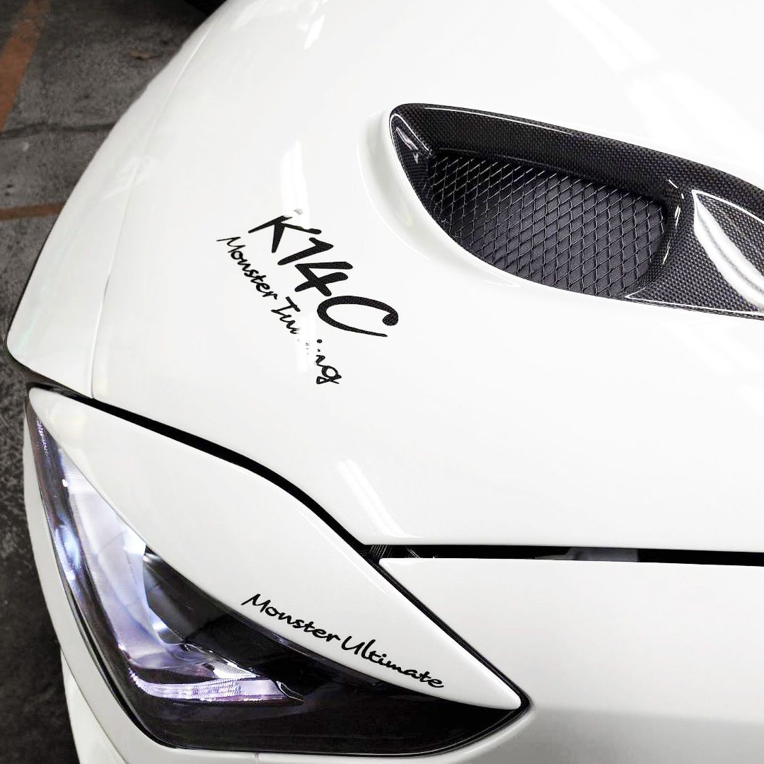 スイフトカスタム　モンスター　アイライン